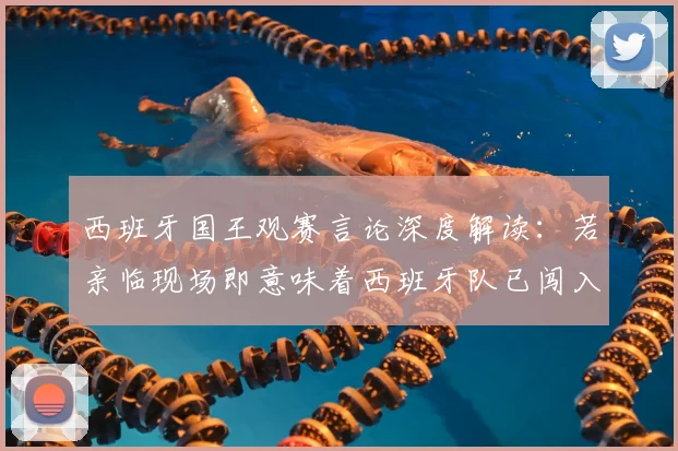 西班牙国王观赛言论深度解读：若亲临现场即意味着西班牙队已闯入2026年决赛
